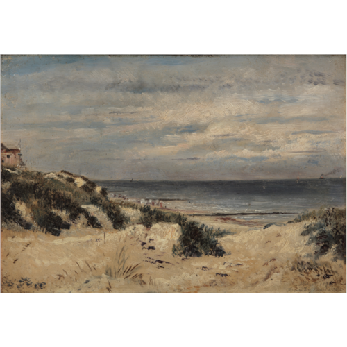 Heyst; zicht op de duinen